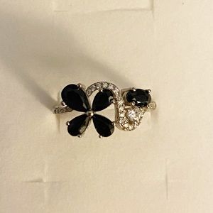 2.30ctw Kanchanaburi & Diamond White Sapphire Ring